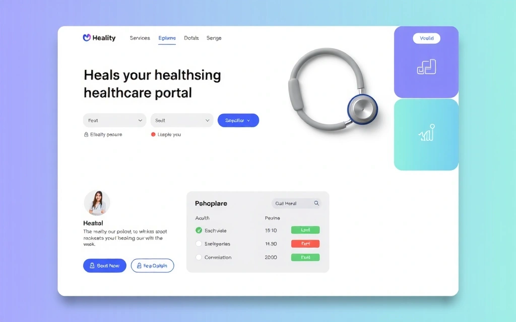MedCare portal after redesign